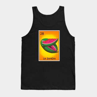 Loteria La Sandia Mexican Icon Tank Top